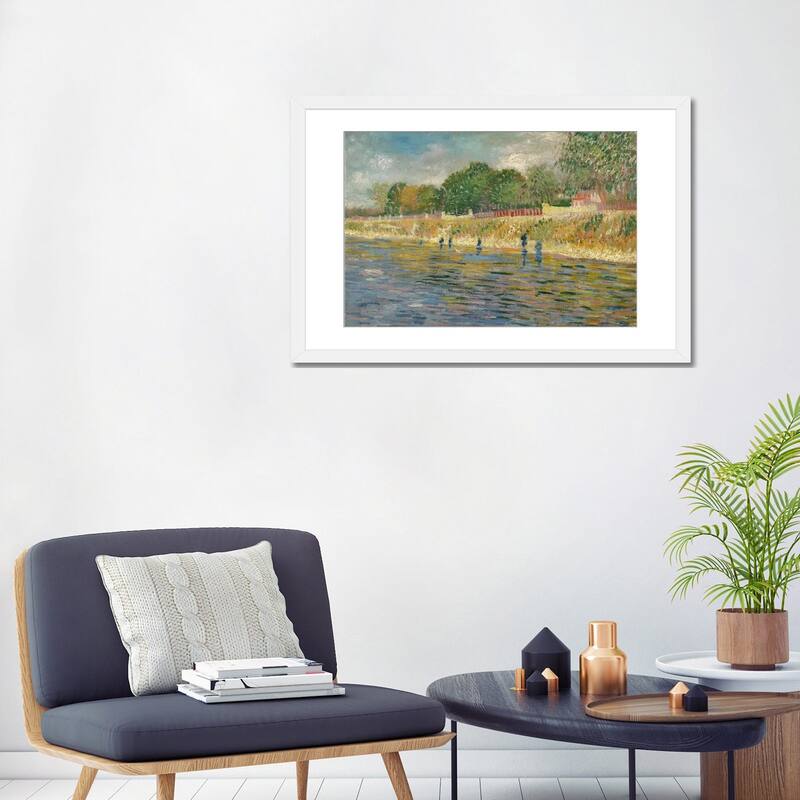 iCanvas "Bank Of The Seine, 1887" by Vincent van Gogh