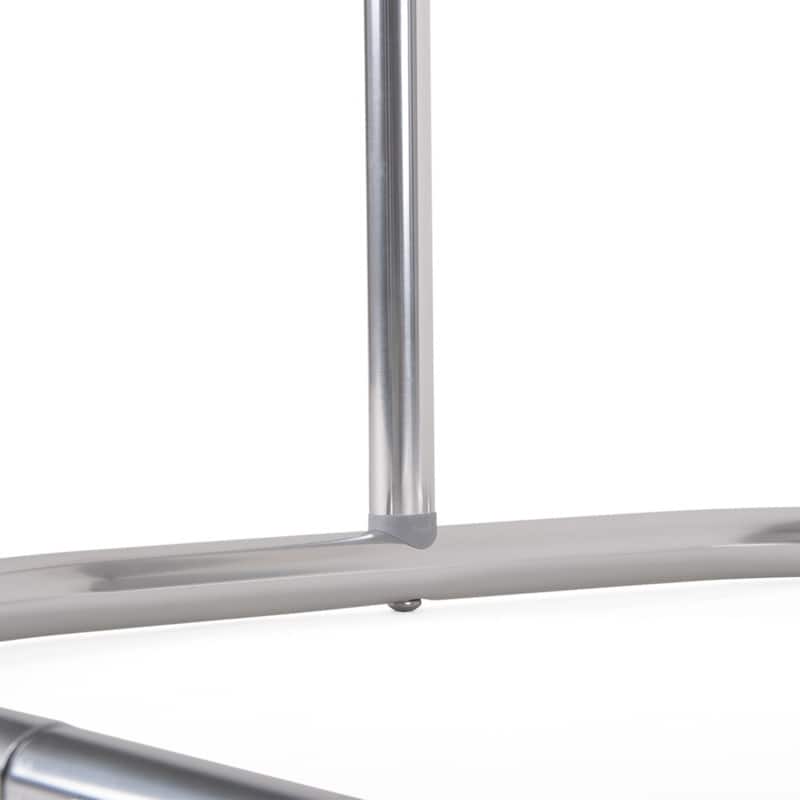 Utopia Alley Rustproof Aluminum Hoop Shower Rod 45.7x22", with White Shower Curtain 180x70"