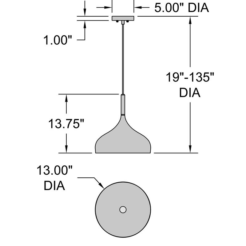 Access Lighting Olivia 1 Light Pendant