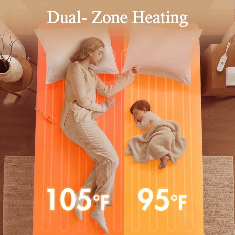 Beautyrest Nonwoven Heated Mattress Pad