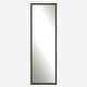 preview thumbnail 1 of 4, Uttermost Serna Black Tall Mirror - 23.38"W x 72.25"H x 2.25"D