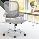 preview thumbnail 9 of 14, Office Computer Desk Chair with Flip-up Arms, Ergonomic Desk Chair Breathable Mesh Chair, Height Adjustable Swivel Task Chair Gray