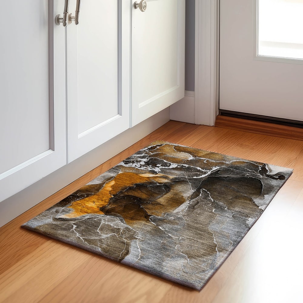 Premium Washable Super Soft Abstract Contemporary Mayfield Rug
