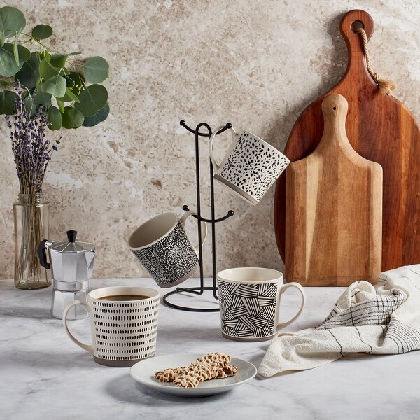 Black mug tree stand sales