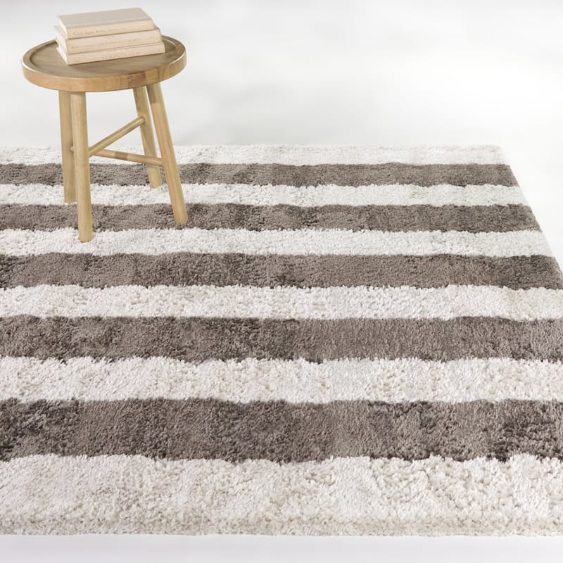 Edan Striped Recycled Area Rug