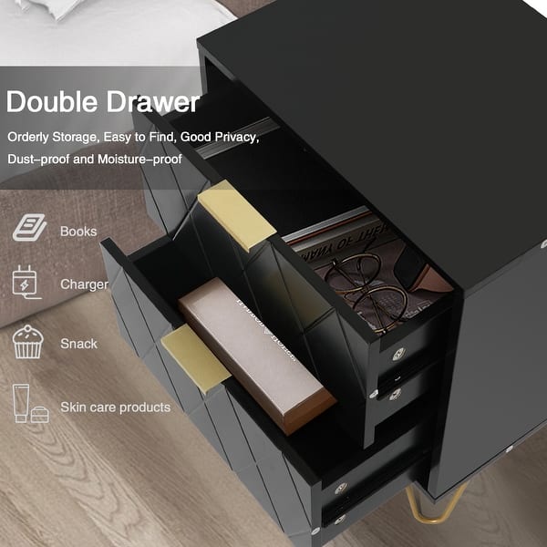 9 Drawer Dresser and Night Stand Sets for Bedroom Set of 2 & 9 Drawer Dresser Combo