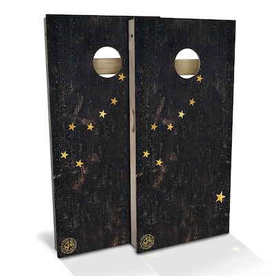 Alaska Flag Outdoor Cornhole Board Set