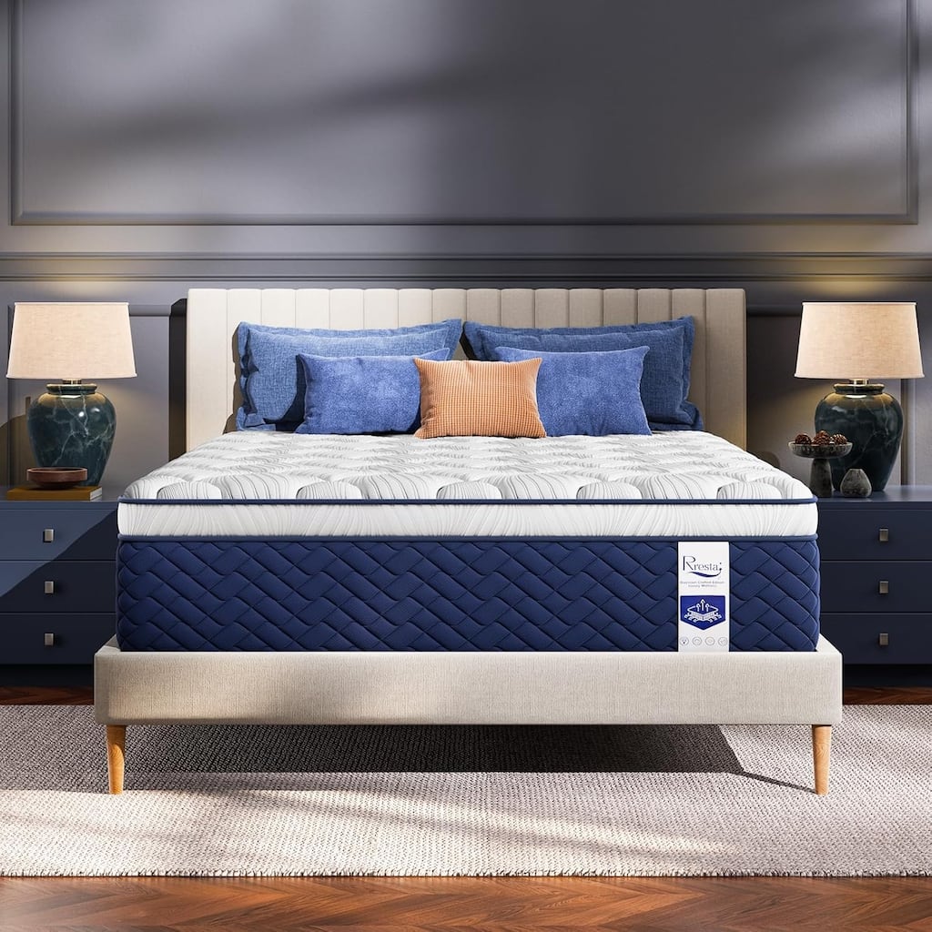 GDFStudio Aurelion 12" 7-Layer Foam & Coil Hotel Mattress