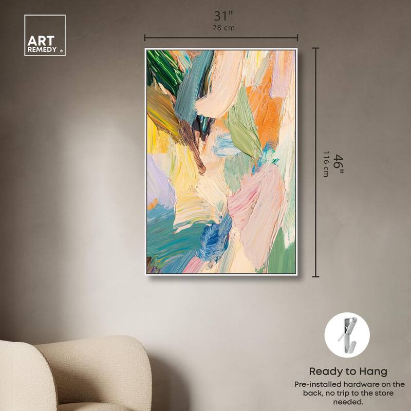 Chromatic Surge I Canvas by Art Remedy