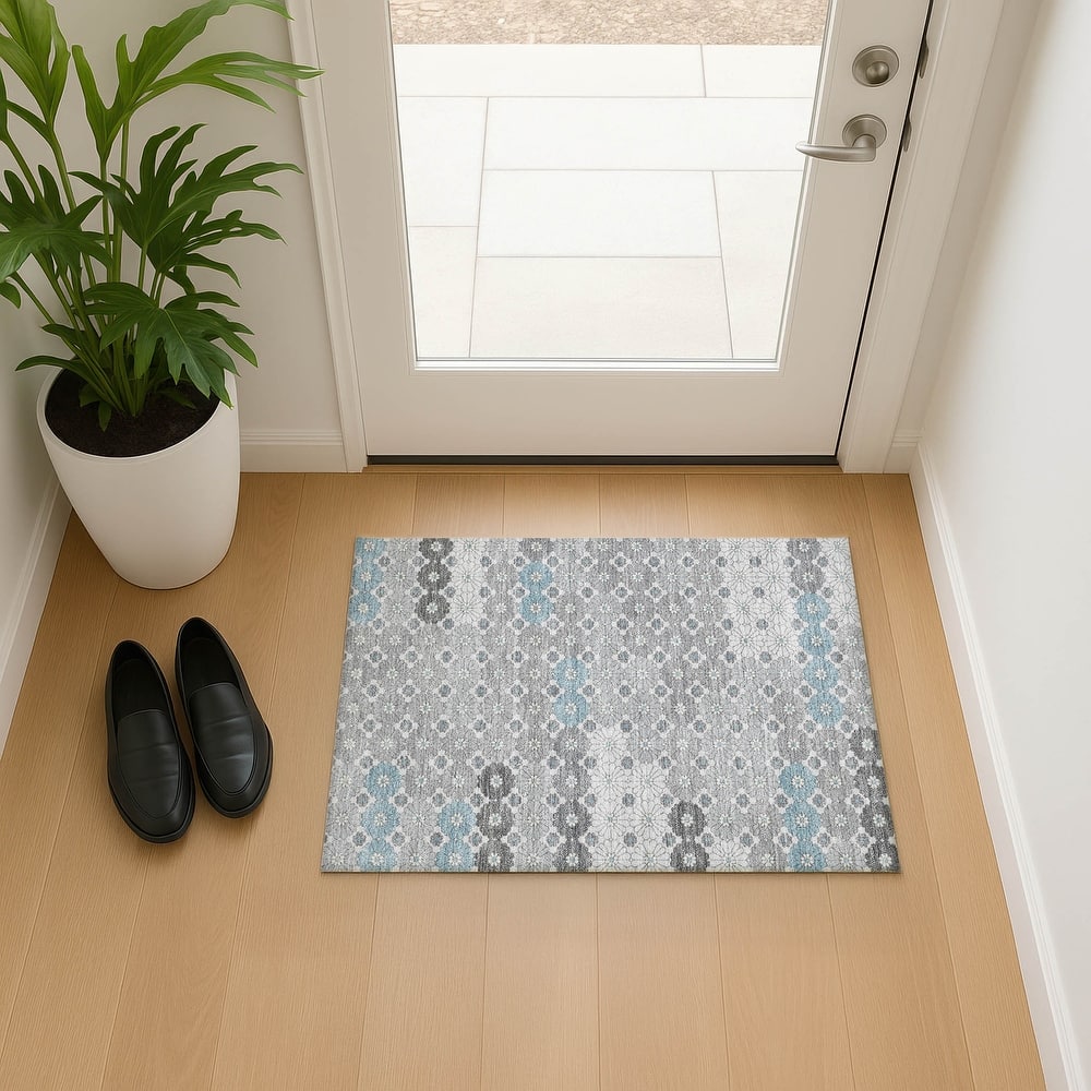 Premium Washable Super Soft Whimsy Mosaic Mayfield Rug