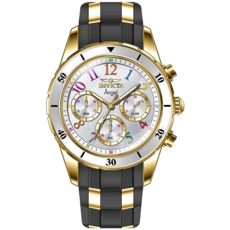 Invicta Women's 49803 Angel Quartz VD54 White Dial Watch