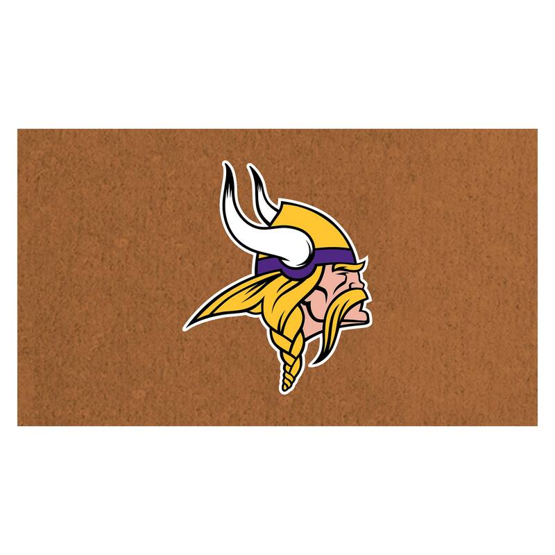 Minnesota Vikings Full Color Indoor/Outdoor Coir Mat - 28" x 16"