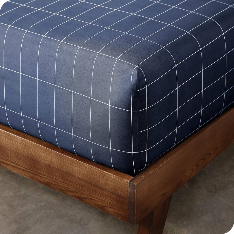 Bare Home Double Brushed Deep Pocket Fitted Sheet