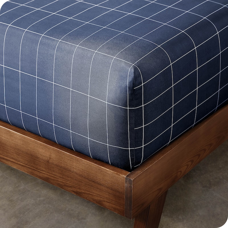 Bare Home Double Brushed Deep Pocket Fitted Sheet
