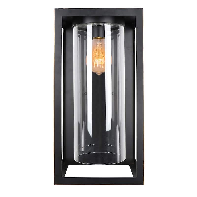 1 Light Outdoor Wall Lantern in Imperial Black