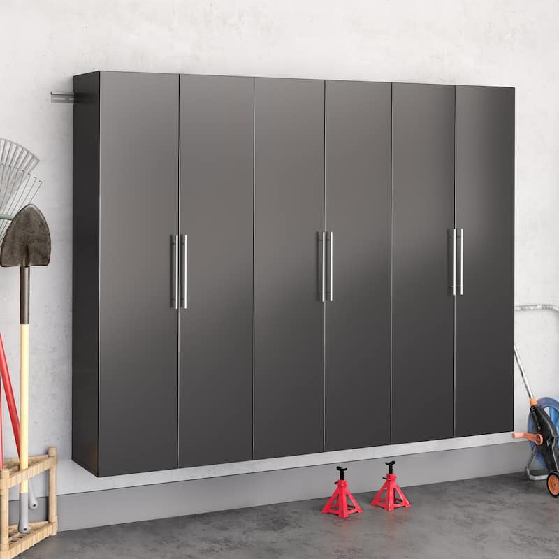 Prepac HangUps 90" Storage Cabinet Set D - 3pc - 90" W x 72" H x 16" D