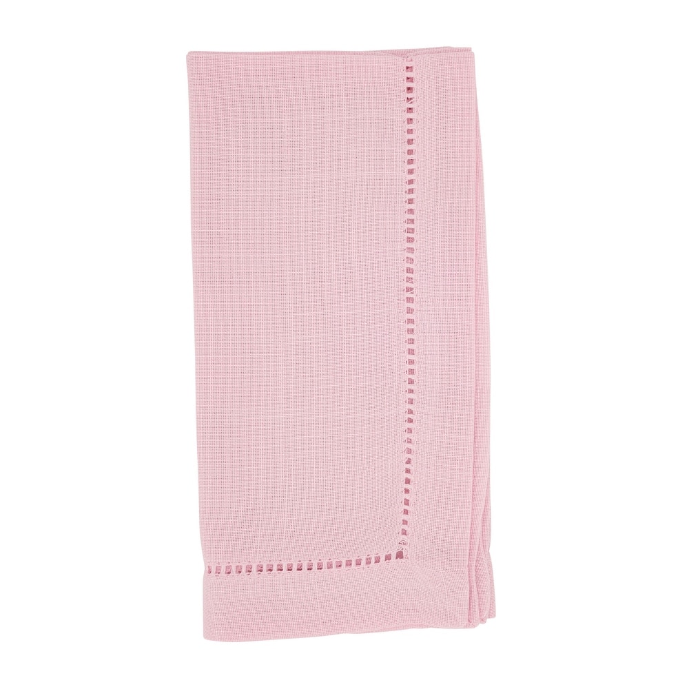 Hemstitched Border Design Napkins (Set of 12)