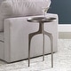 preview thumbnail 2 of 1, Uttermost 25082 Kenna 16" Diameter Aluminum Tray Table