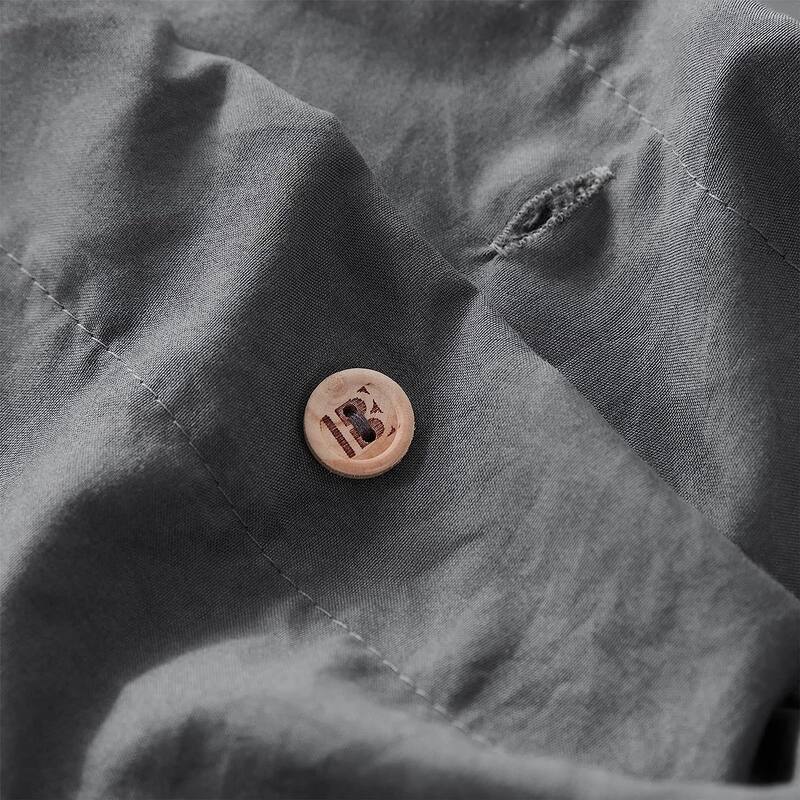 Natural Loft® Oversized Comforter - Charcoal