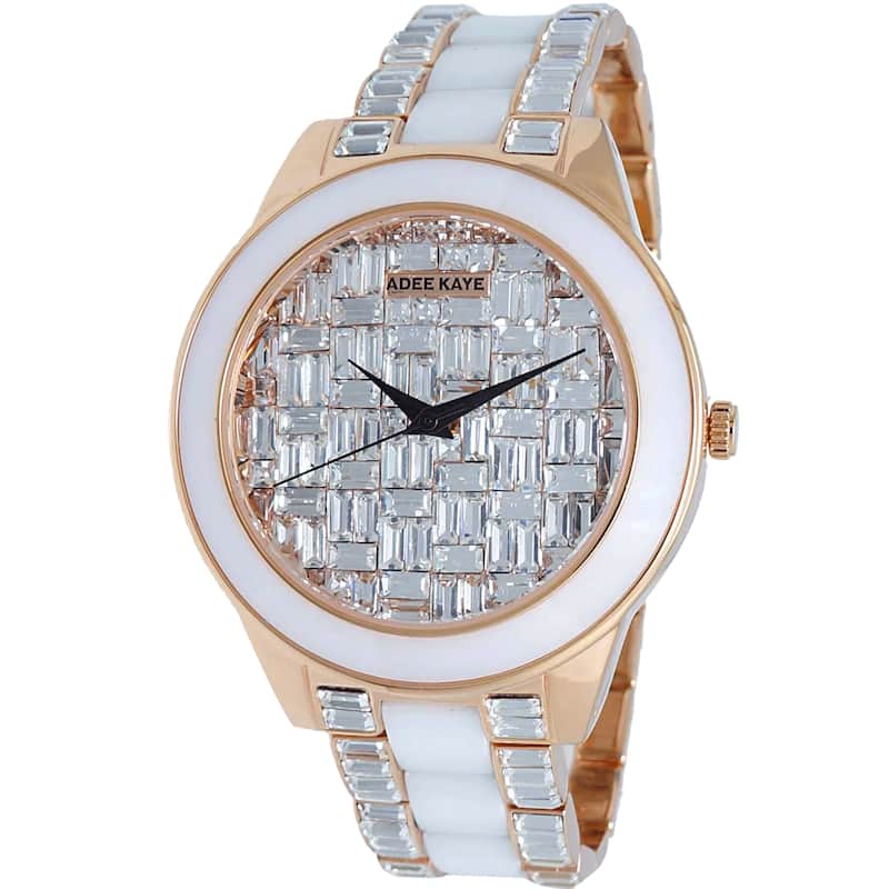 Adee Kaye Women's Venice Silver Dial Watch - AK8788 - One Size