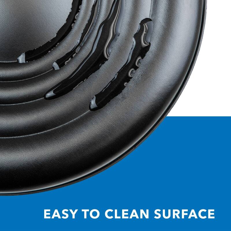 Mount-It! Height Adjustable Stool with Wheels | MI-930 - Black