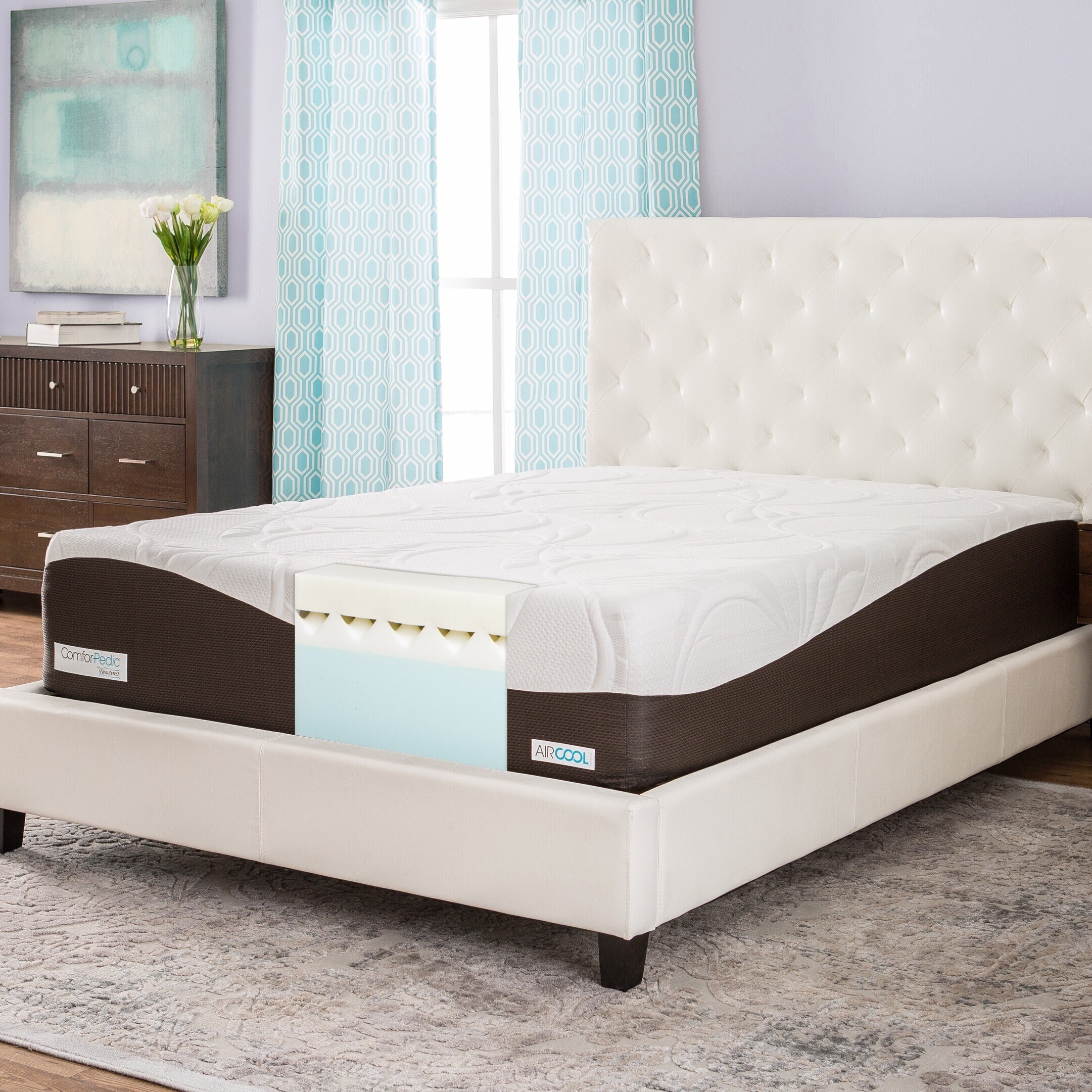 Shop Comforpedic From Beautyrest 14 Inch Memory Foam Mattress On