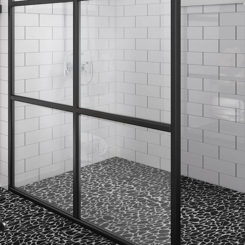 12"×12" Pebble Glass Mosaic Wall Tile（10 sheets/10sqft）
