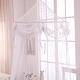 preview thumbnail 18 of 25, Buttons and Bows Kids' Collapsible Hoop Sheer Bed Canopy