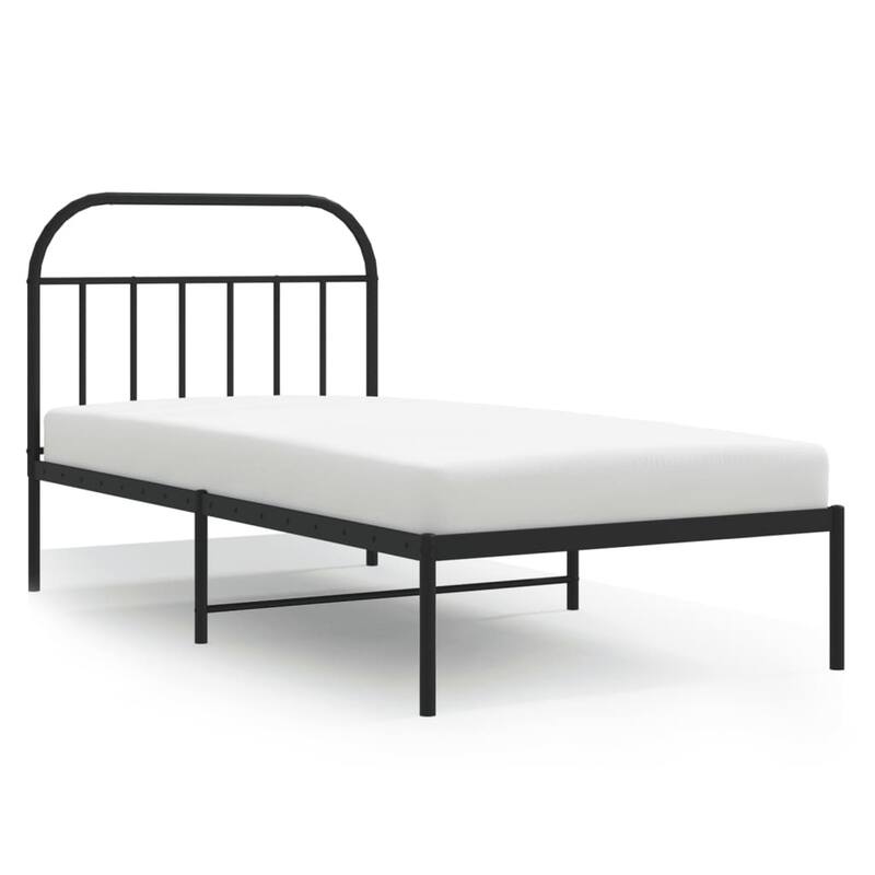 vidaXL 12 Inches Metal Bed Frame No Mattress