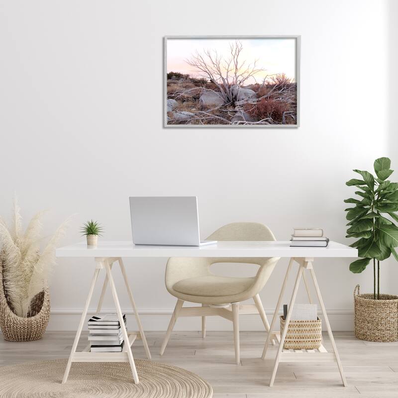 Stupell Rocky Foothills Terrain Framed Giclee Art Design By Gemma Bardot