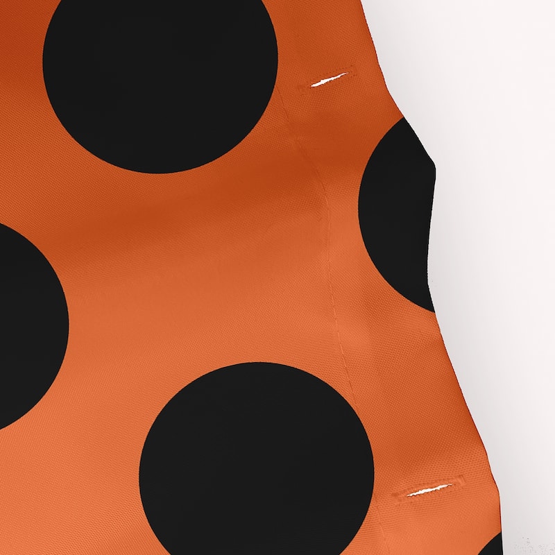 Halloween Trick or Treat Dots Shower Curtain
