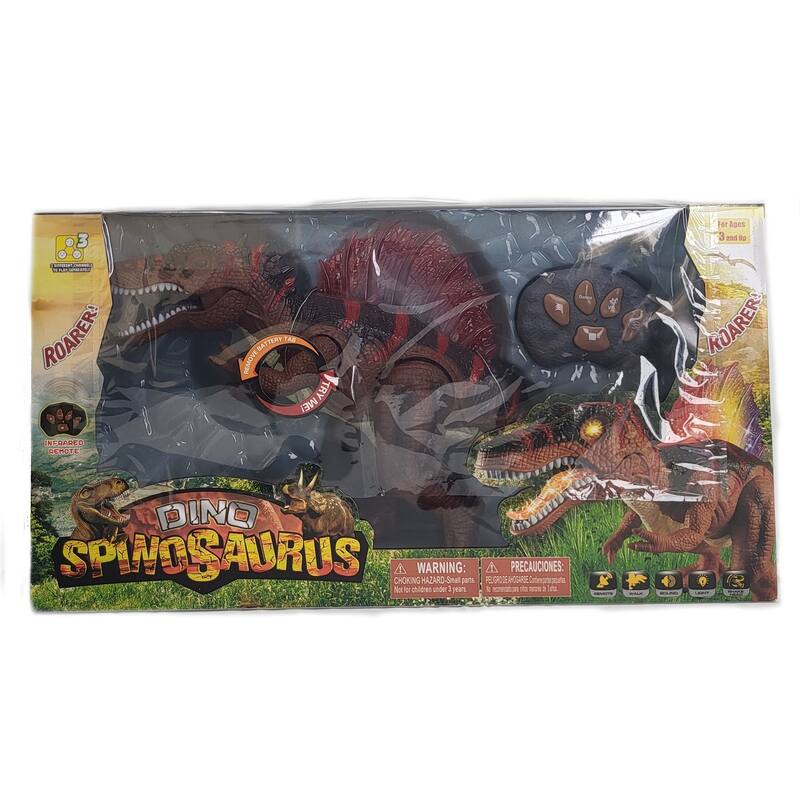 Walking and Shake Head with Roar Sound and Light Dinosaur Toy