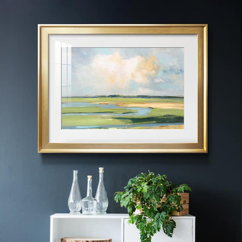 Pastel Horizon II Premium Framed Print - Ready to Hang