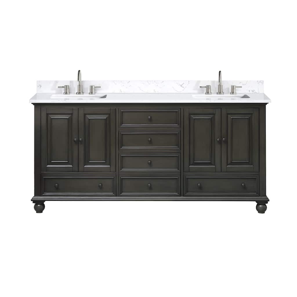 Avanity THOMPSON-VS73-E Thompson 72" Free Standing Double Basin Vanity