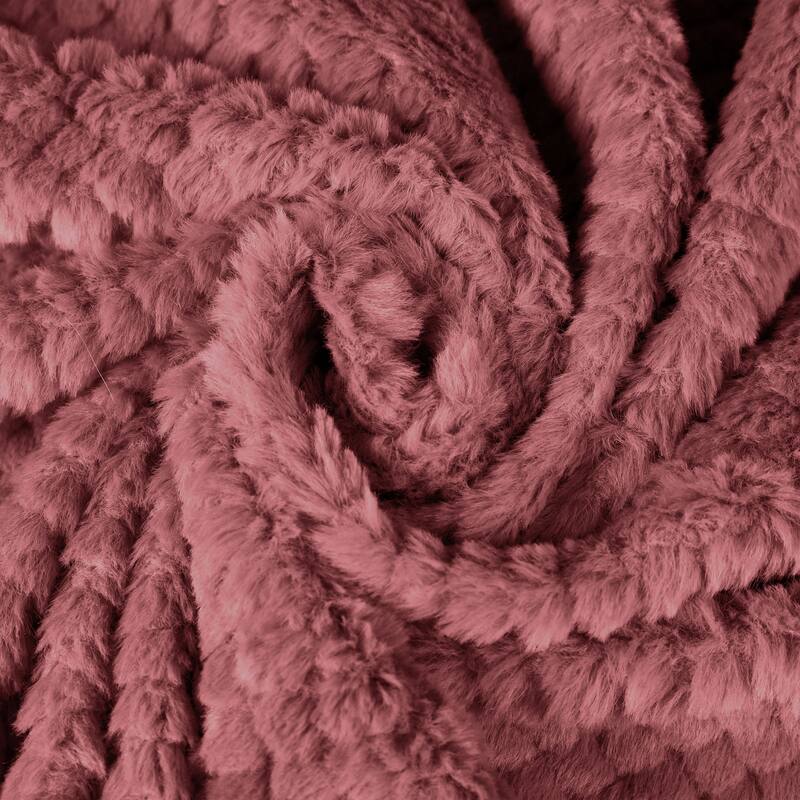 Superior Victoria Fluffy Fleece Blanket - Ultra-Soft, Mink Texture & Double Layer