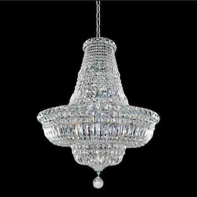 Allegri Betti 18 Light 25" Wide Crystal Empire Chandelier