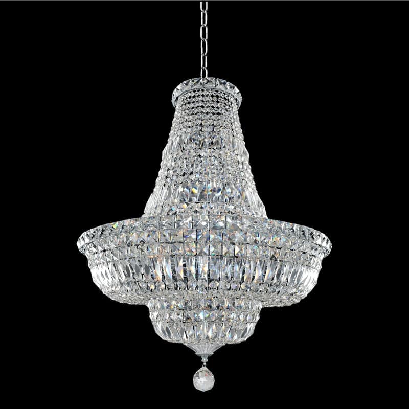 Allegri Betti 18 Light 25" Wide Crystal Empire Chandelier