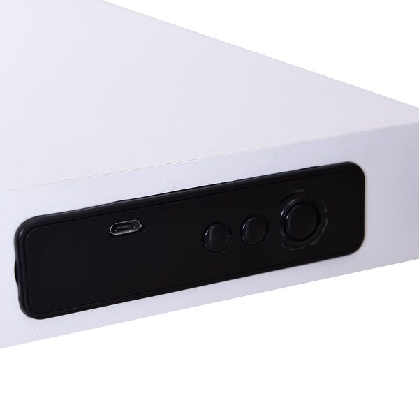 48 L Wall Mount Bluetooth Wireless Or Usb Speaker Shelf With Two Speakers Consumer Electronics Audio Player Docks Mini Speakers Remtesta Lt