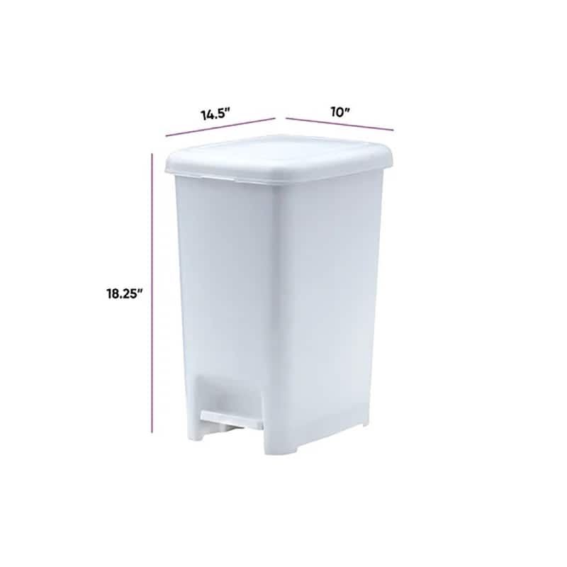 26 qt Slim Step Trash Can