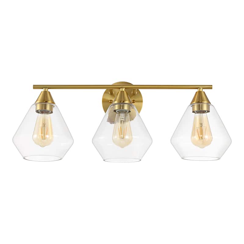 SAFAVIEH Lighting Needa 3 Light 24-inch Wall Sconce - 24 In. W x 9 In. D x 10 In. H - 24Wx9Dx10H