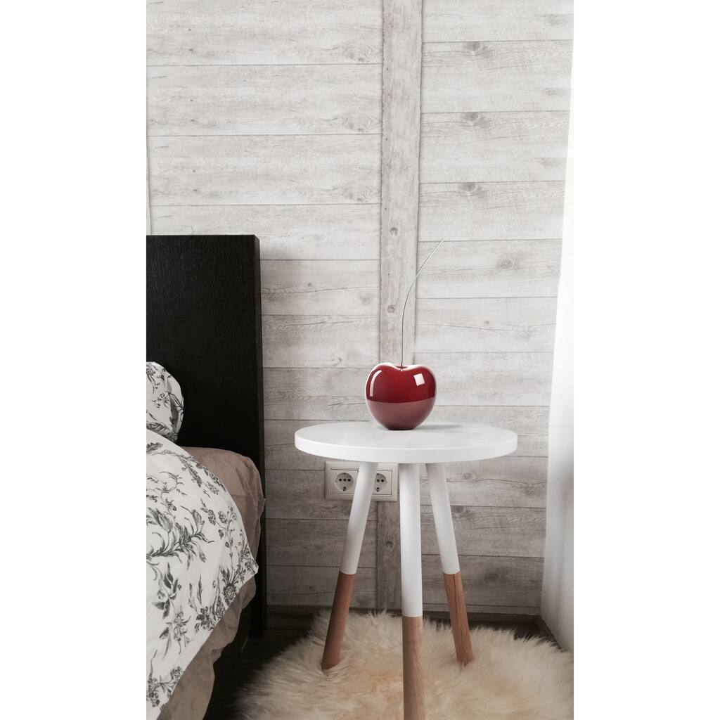 Red Wine Cherry Resin Sculpture - N/A