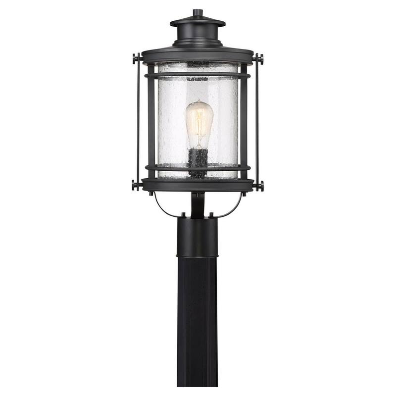 Booker 1-Light Outdoor Post Mount in Mystic Black