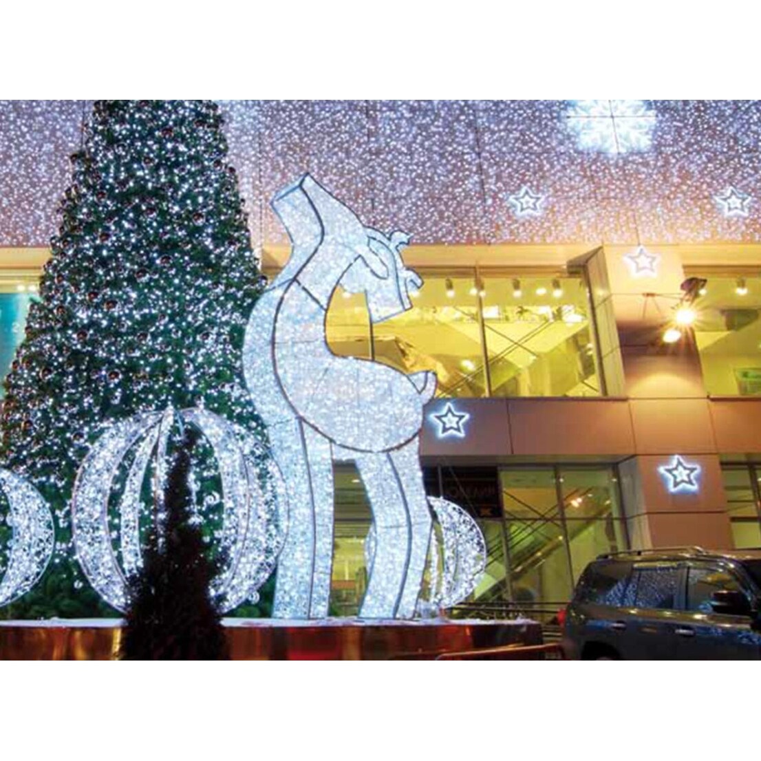Shop 9 Giant Commercial Grade Led Lighted Waterloo Reindeer