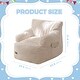 preview thumbnail 17 of 88, Children's Bean Bag Chair,Corduroy Bean Bag Sofa with Armrests