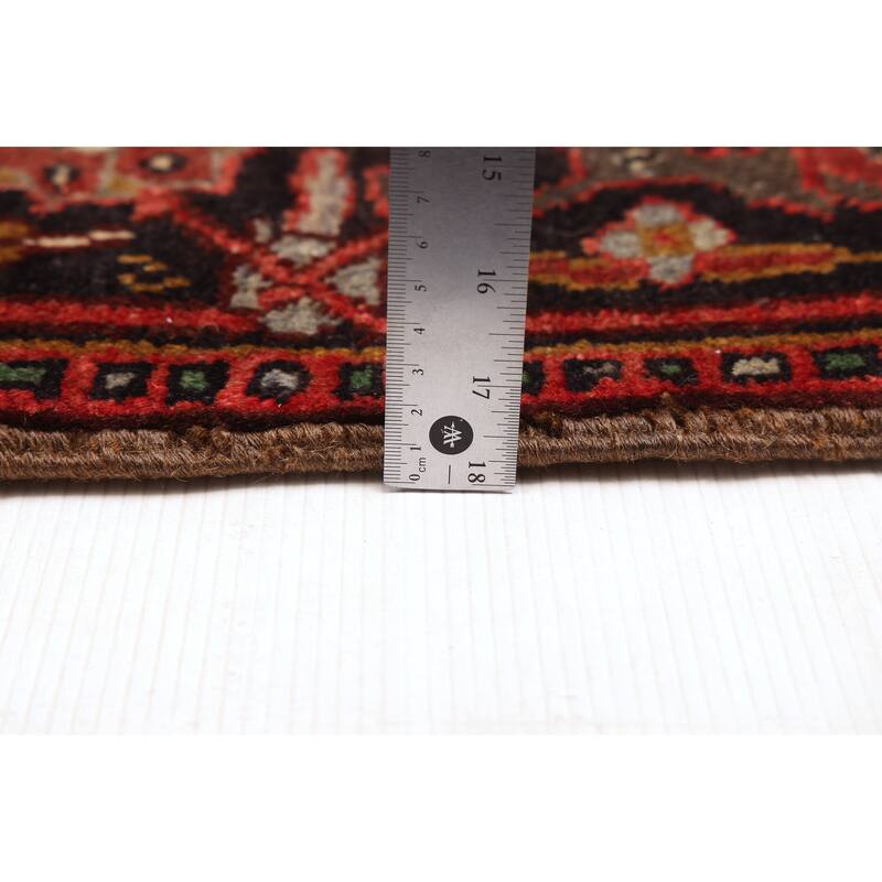 ECARPETGALLERY Hand-knotted Sarabi Dark Red Wool Rug - 7'7 x 10'4