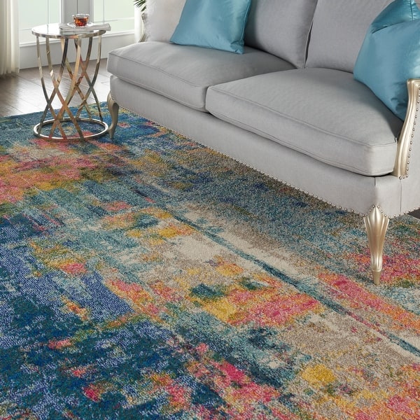 Shop Nourison Celestial Abstract Area Rug Overstock 19386370