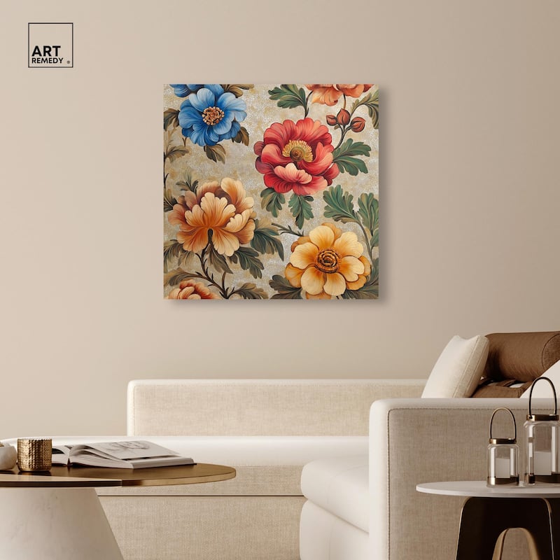 Golden Gardenia I Canvas by Art Remedy, Gallery Wrapped