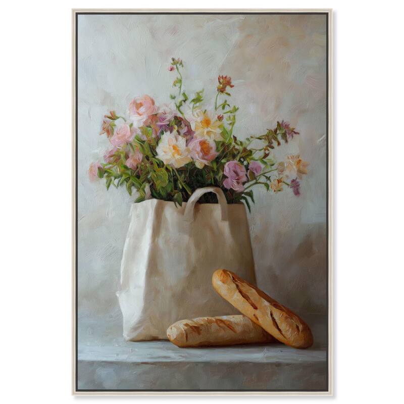 Chic Carryall II Canvas by Art Remedy - Silver - 30" x 45"