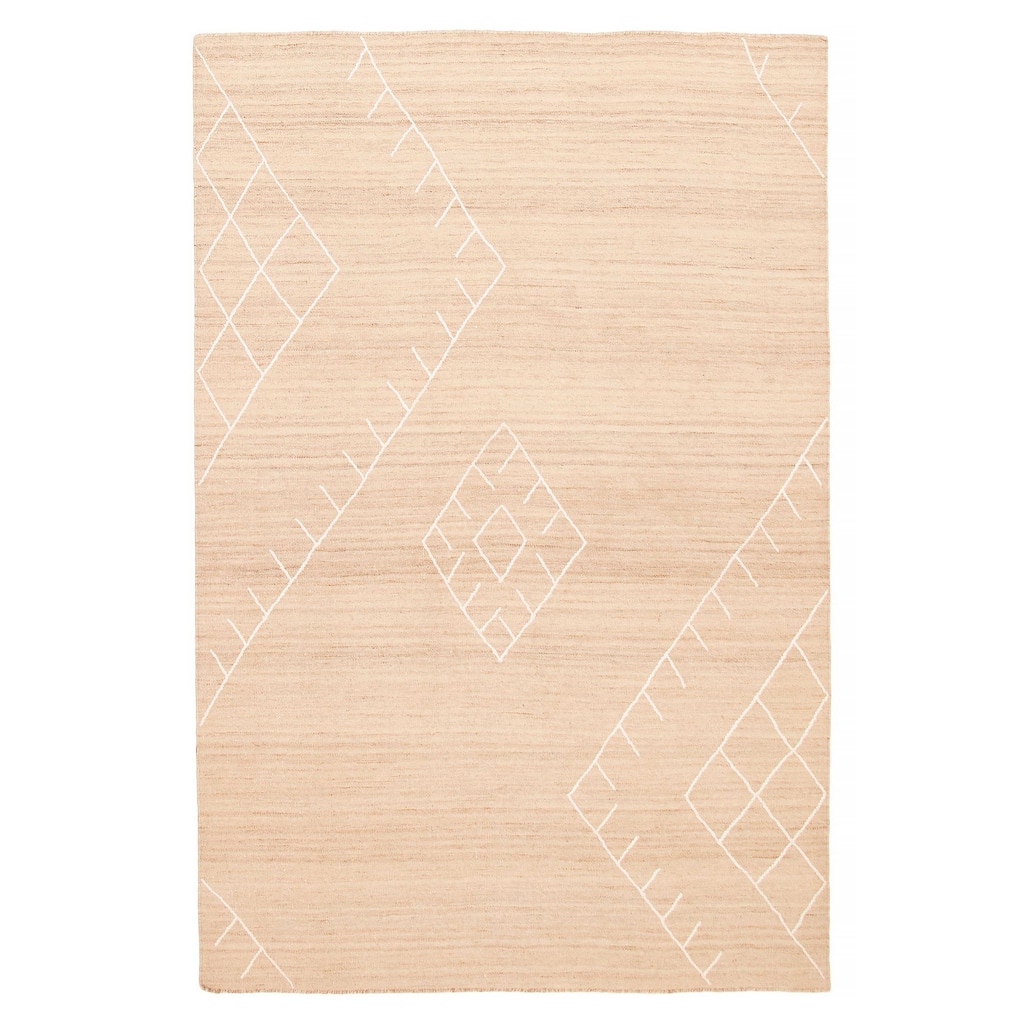 Marrakech Ivory Kilim 5'3" x 7'10" - 5'3 x 7'10