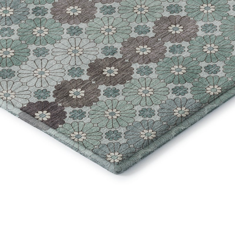 Premium Washable Super Soft Whimsy Mosaic Mayfield Rug